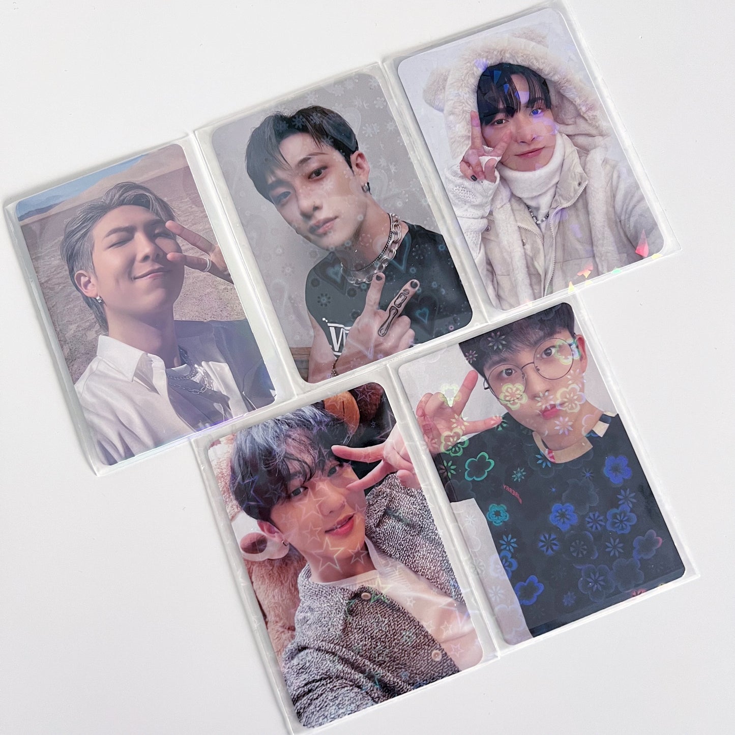 Holographic Diamond Shard Photocard Sleeves (25 pack)