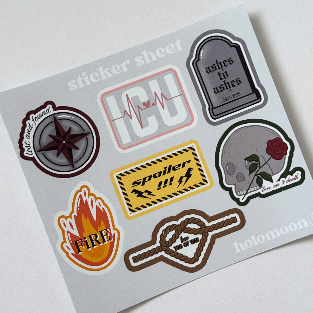 Xdinary Heroes Lxve To Death Sticker Sheet