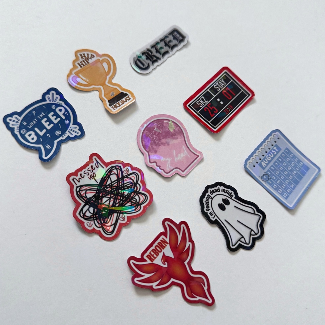 Stray Kids Karma Mini Holographic Sticker Set