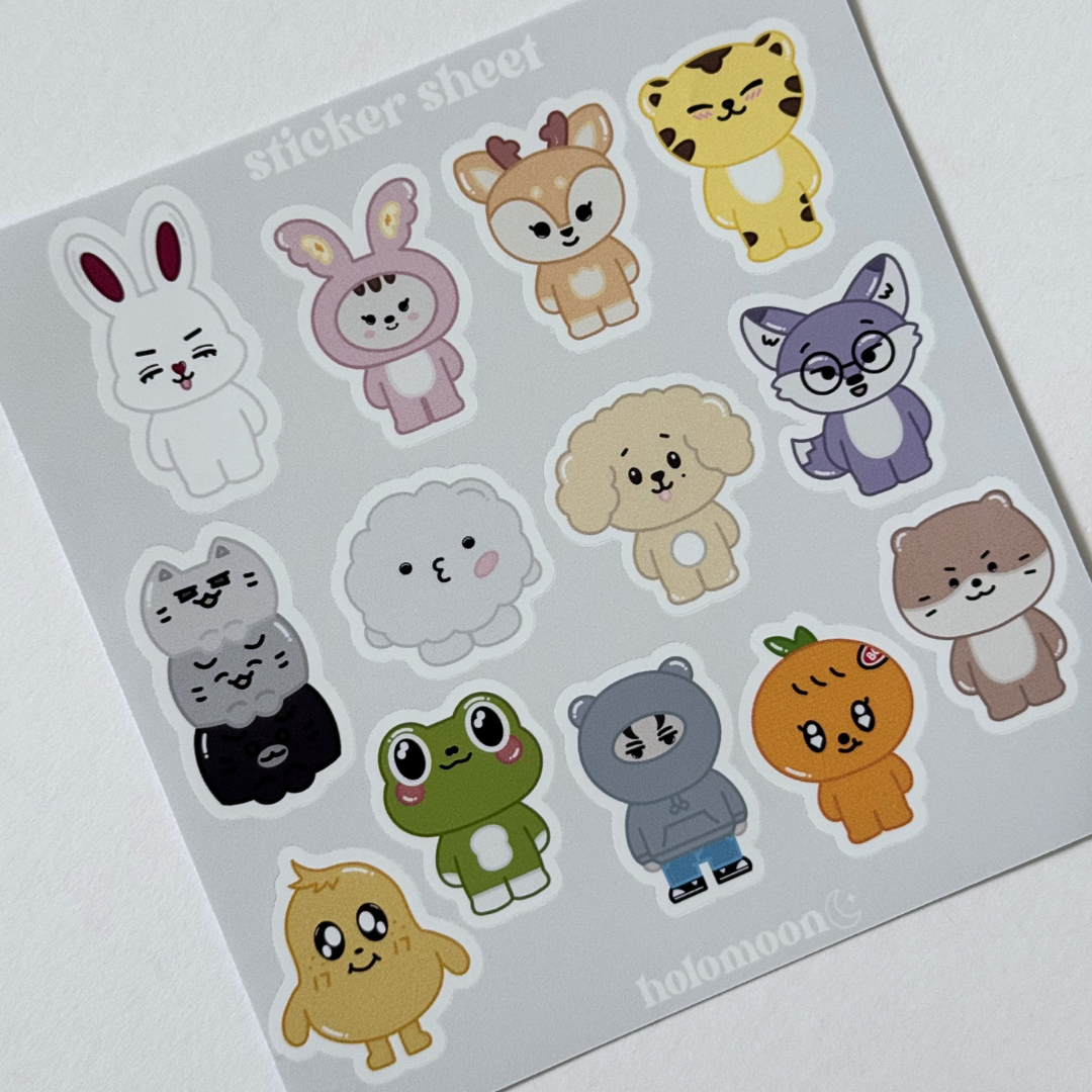 Miniteen Sticker Sheet
