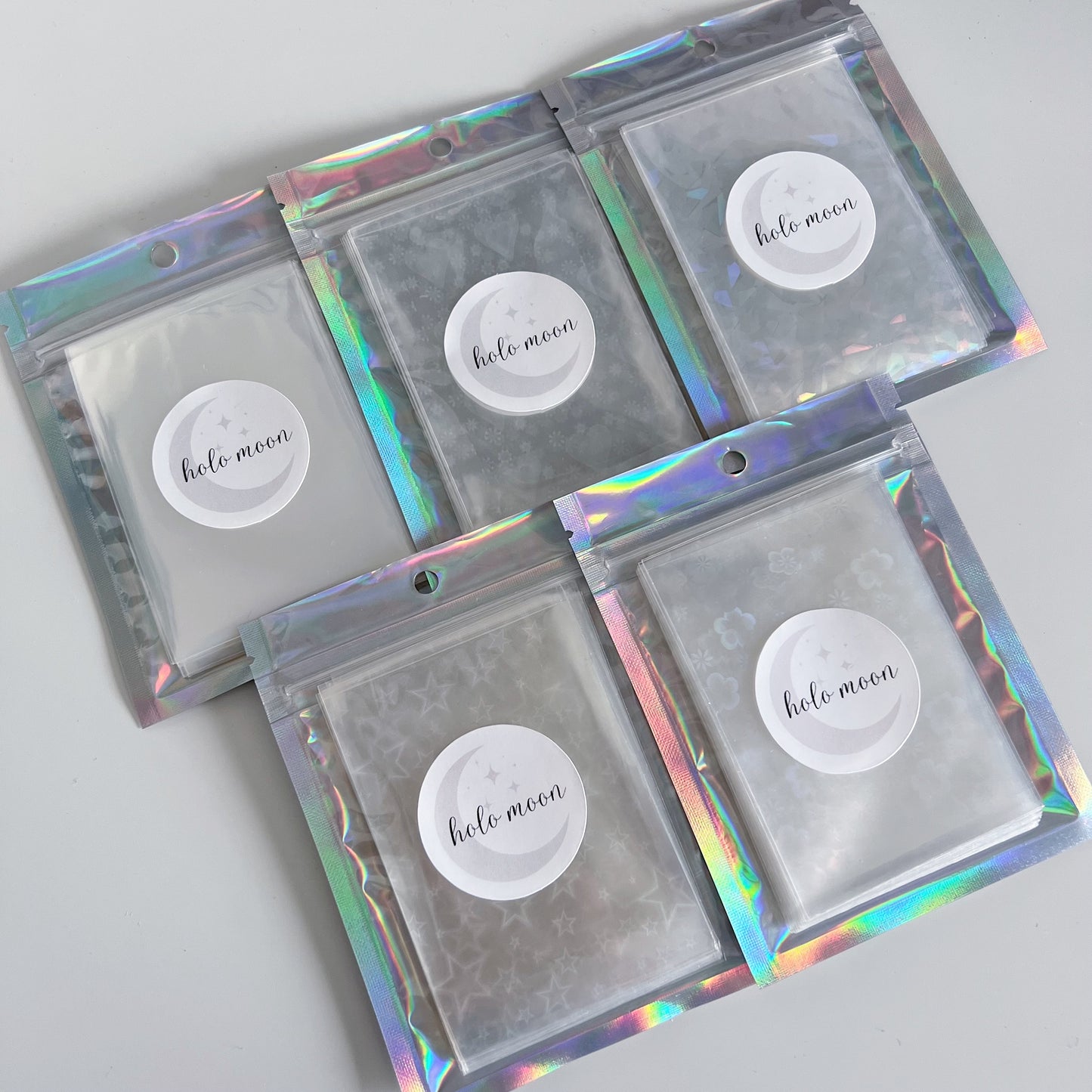 Holographic Diamond Shard Photocard Sleeves (25 pack)