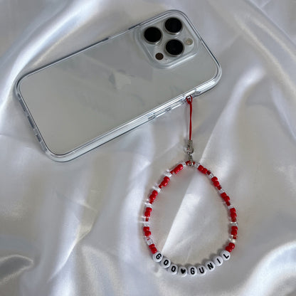 Custom Beaded Charm - Red