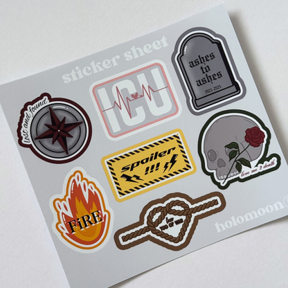 Xdinary Heroes Lxve To Death Sticker Sheet