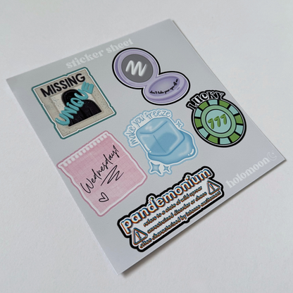 P1Harmony Unique Sticker Sheet