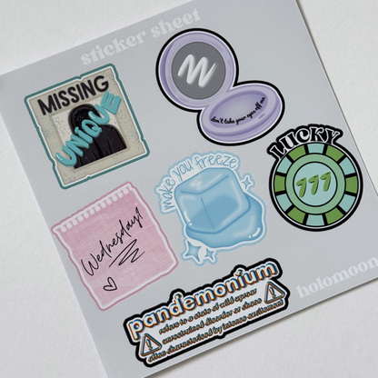 P1Harmony Unique Sticker Sheet
