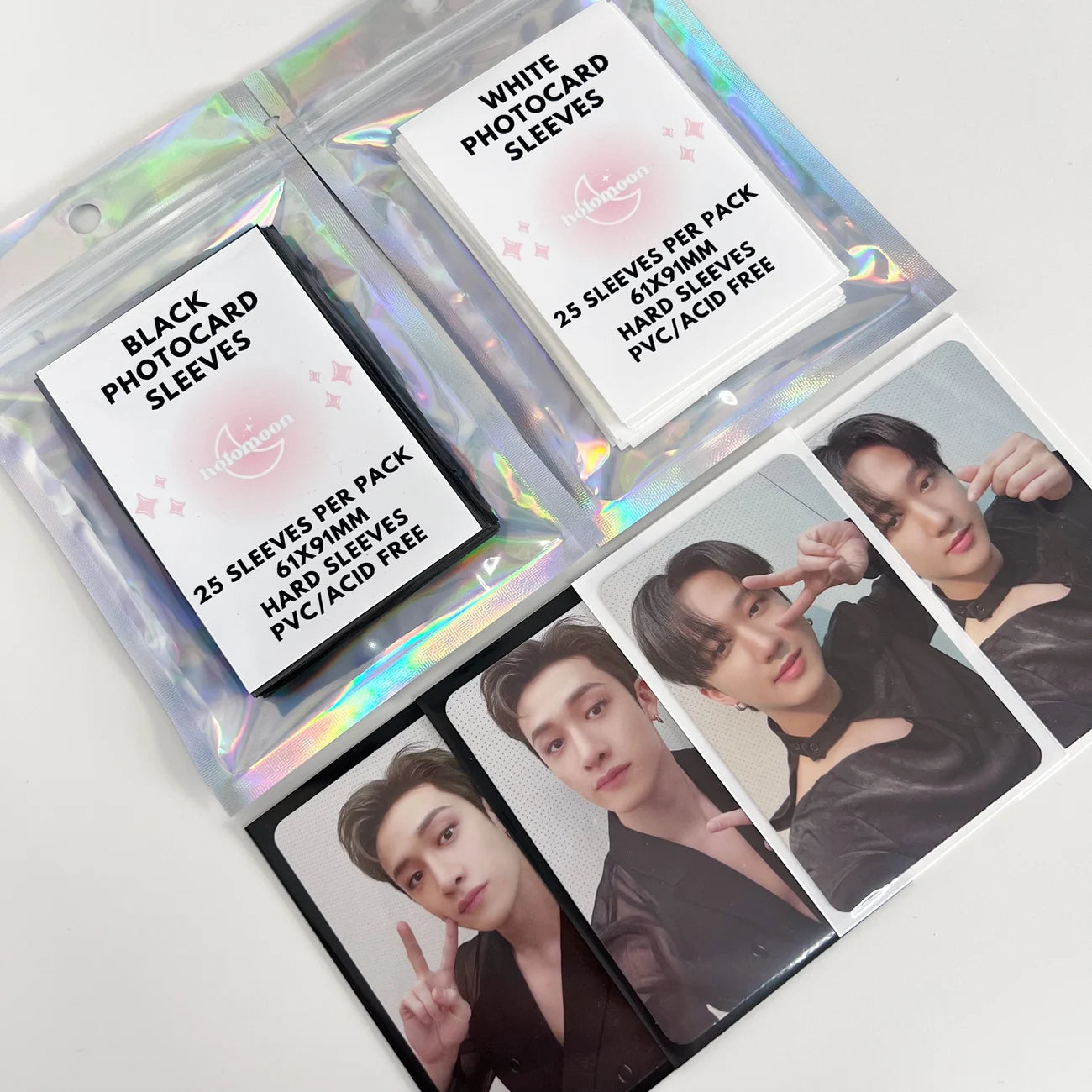 Black Photocard Sleeves (25 pack)