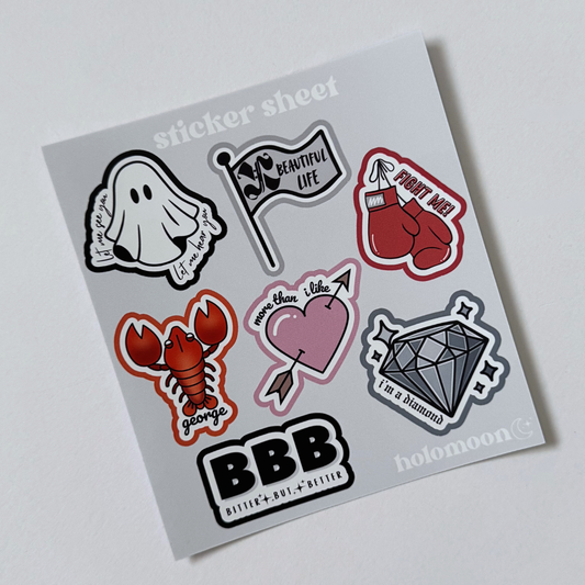 Xdinary Heroes Beautiful Mind Sticker Sheet