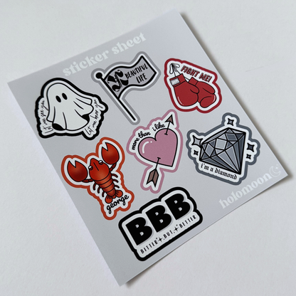 Xdinary Heroes Beautiful Mind Sticker Sheet