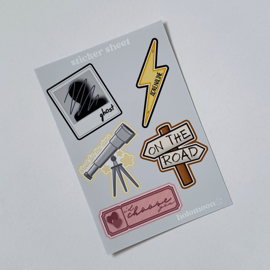 Ateez Golden Hour Part 4 Sticker Sheet