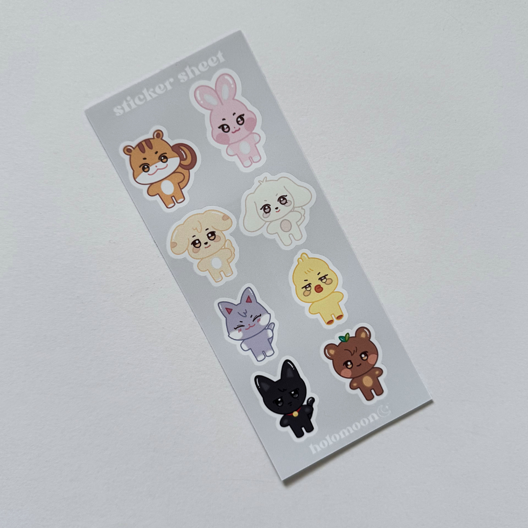 Aniteez Sticker Sheet