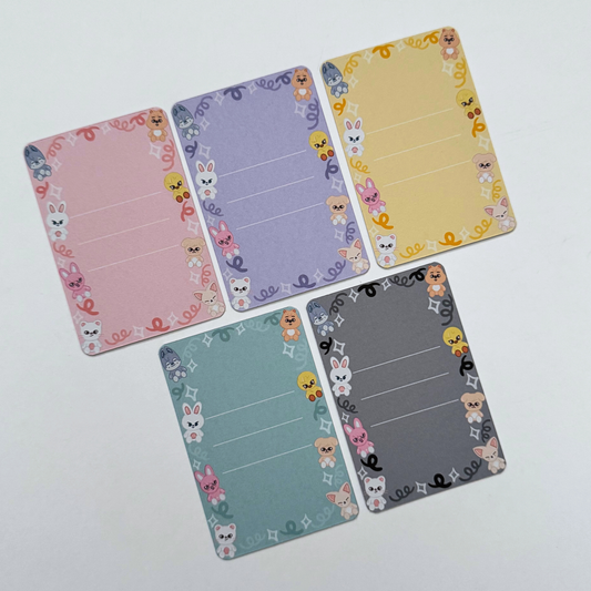 SKZOO Writable Doodle Binder Fillers (10 Pack)