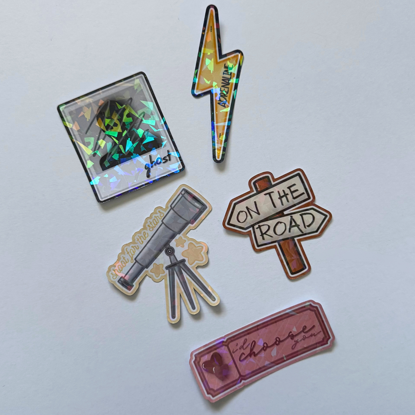 Ateez Golden Hour Part 4 Holographic Mini Sticker Set