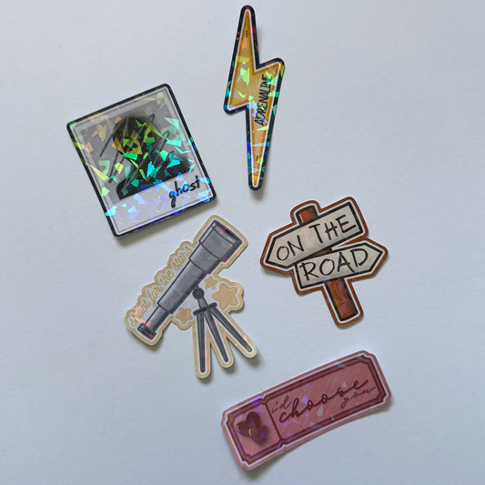 Ateez Golden Hour Part 4 Holographic Mini Sticker Set