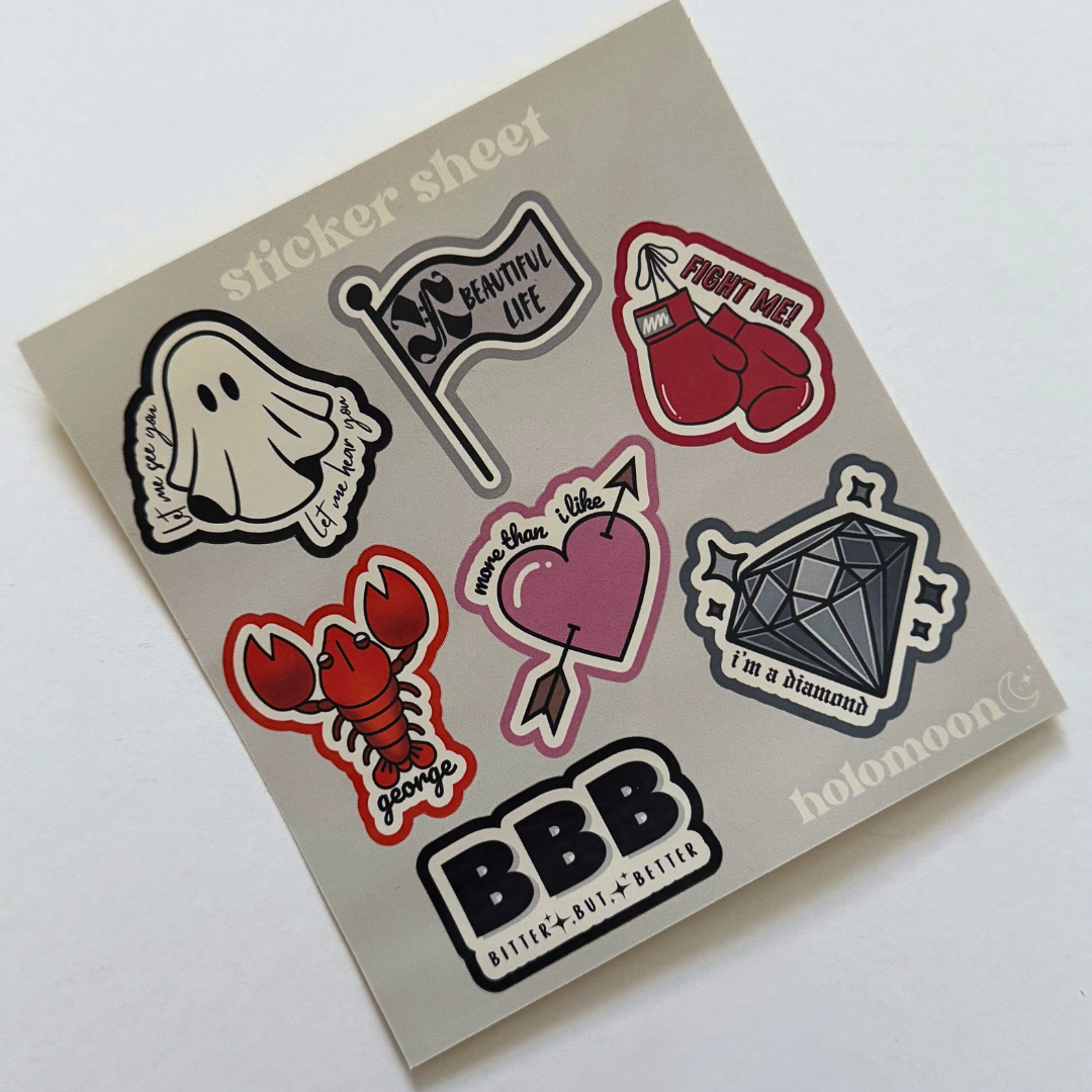 Xdinary Heroes Beautiful Mind Polco Deco Sticker Sheet