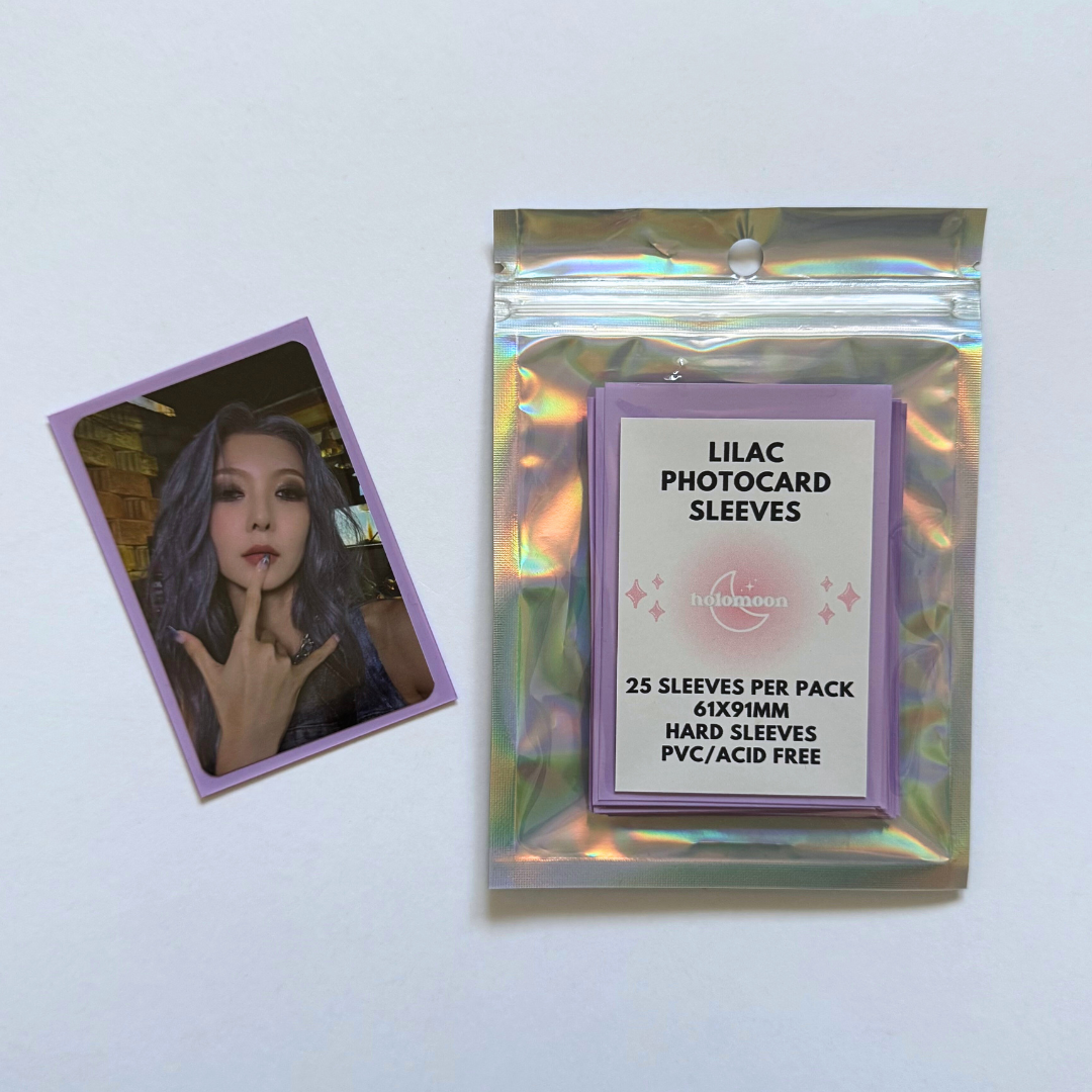 Lilac Photocard Sleeves (25 pack)