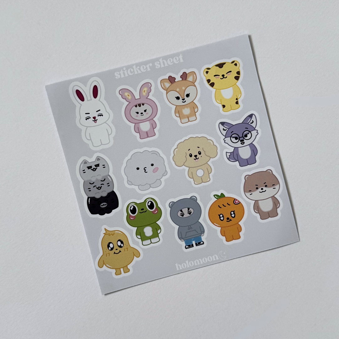 Miniteen Sticker Sheet