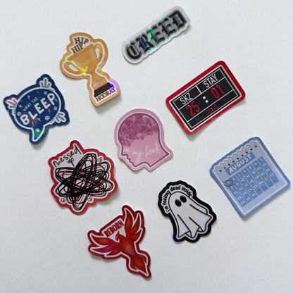 Stray Kids Karma Mini Holographic Sticker Set