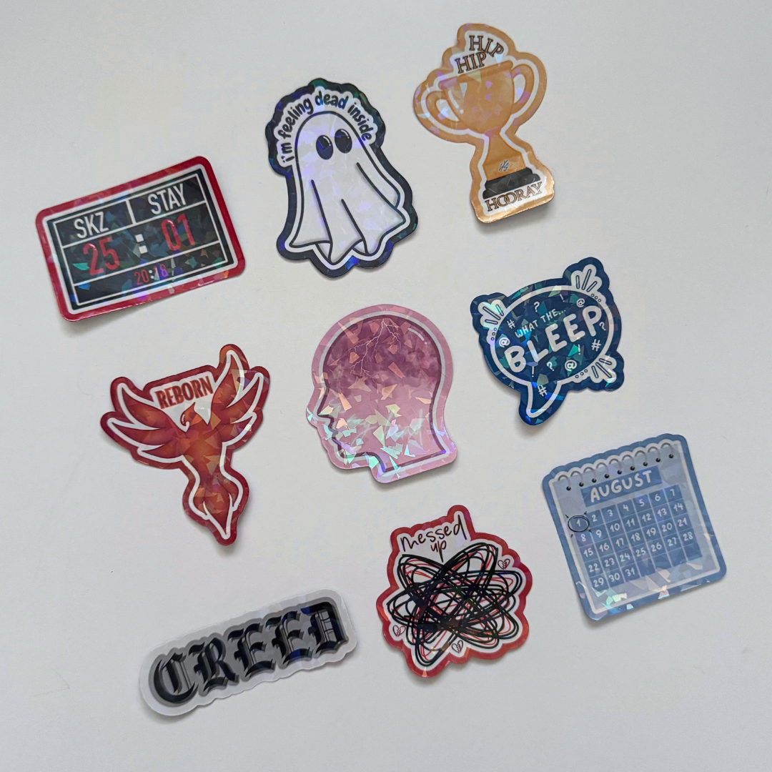 Stray Kids Karma Holographic Stickers