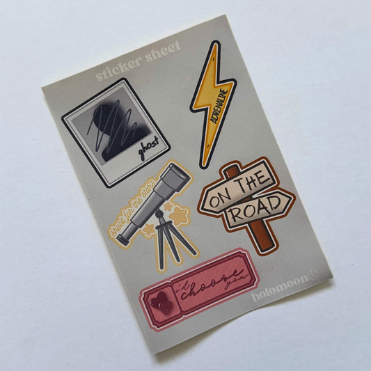 Ateez Golden Hour Part 4 Polco Deco Sticker Sheet