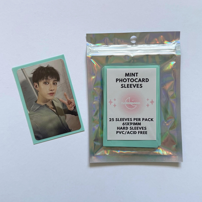 Mint Photocard Sleeves (25 pack)