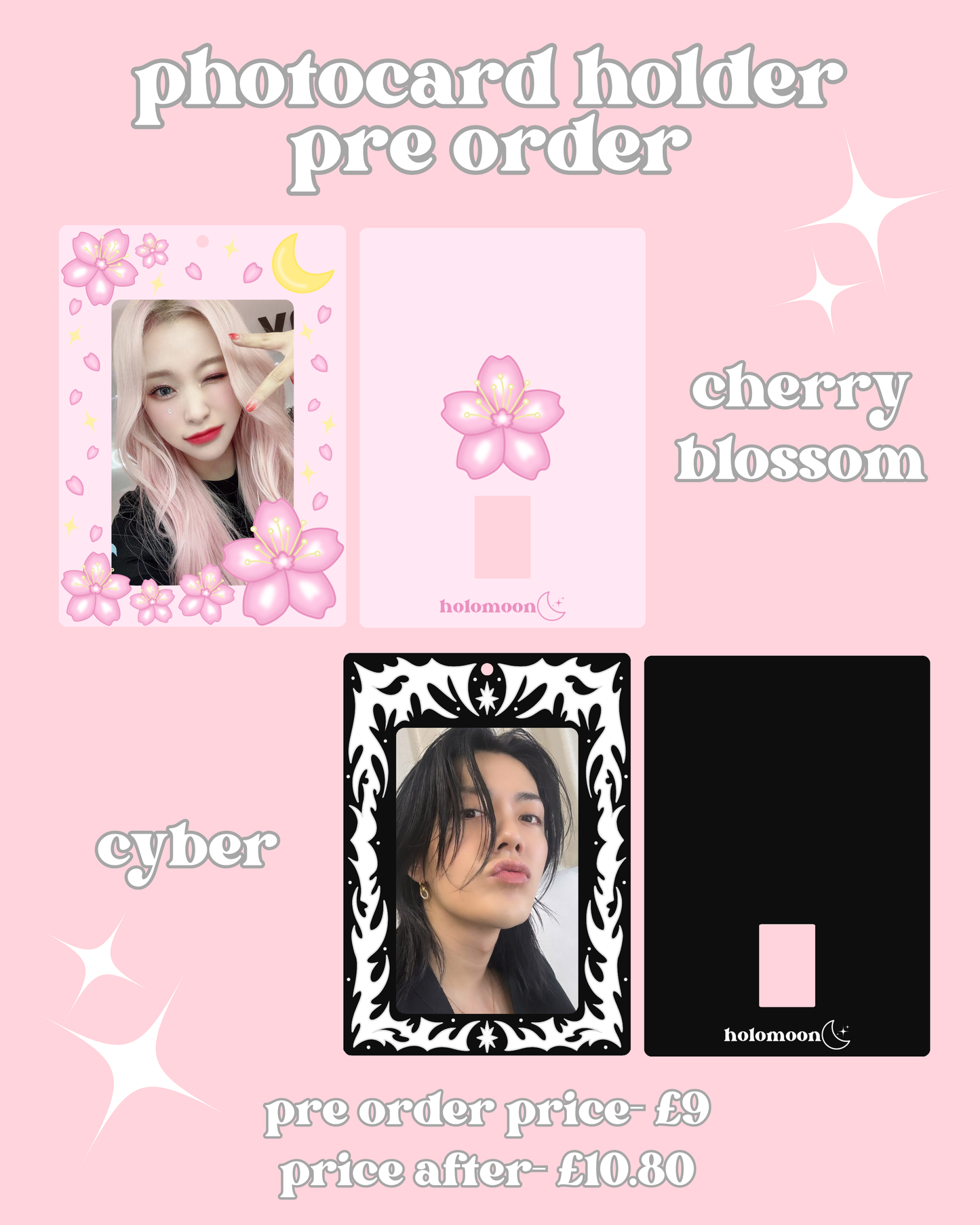 Cherry Blossom & Cyber Photocard Holder Preorder