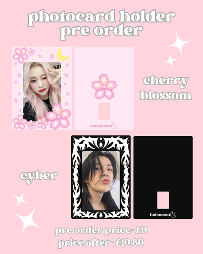 Cherry Blossom & Cyber Photocard Holder Preorder