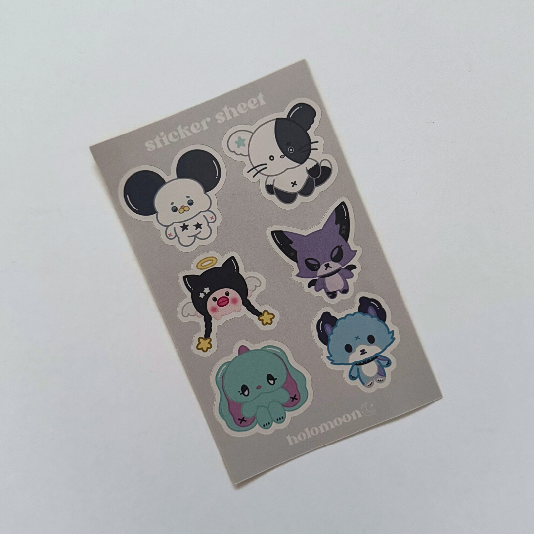 Xdinary Monsters Polco Deco Sticker Sheet