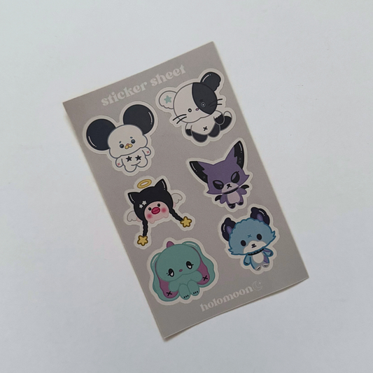 Xdinary Monsters Polco Deco Sticker Sheet