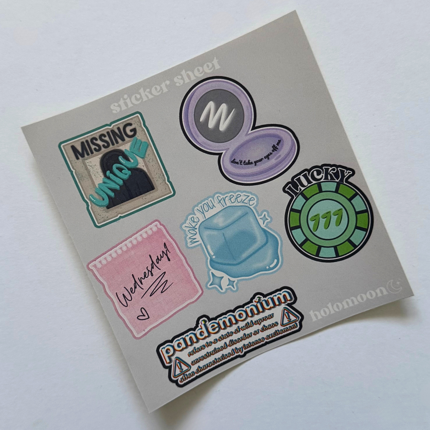 P1Harmony Unique Polco Deco Sticker Sheet