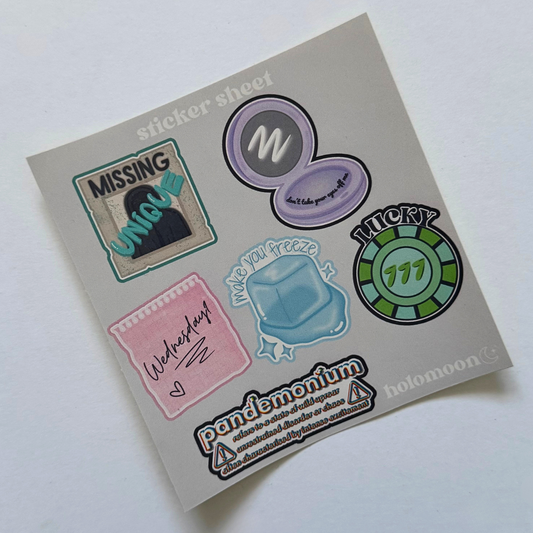 P1Harmony Unique Polco Deco Sticker Sheet