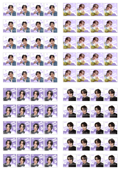 BTS Love Mail Stickers Digital Download