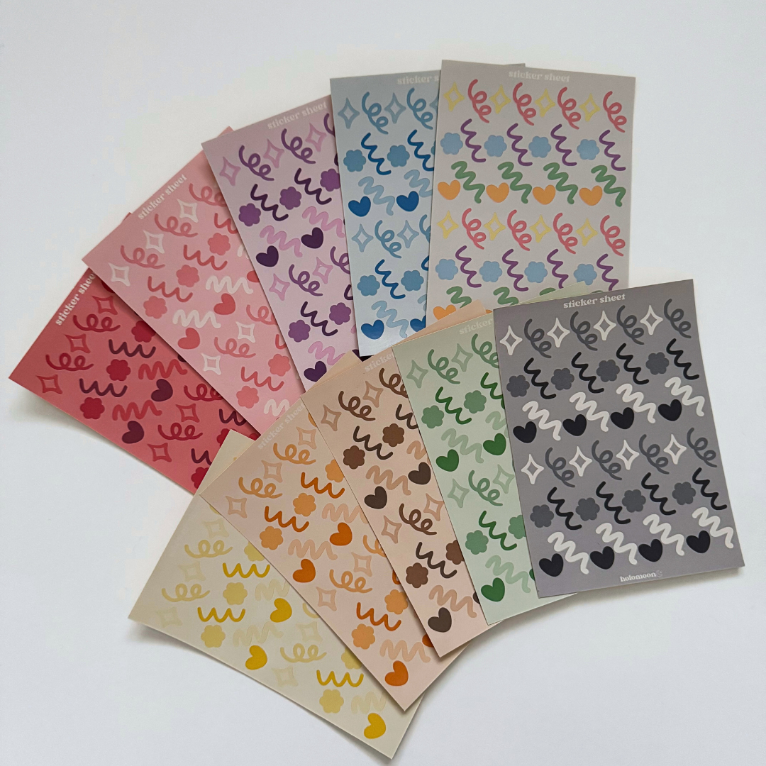 Polco Deco Sticker Sheet