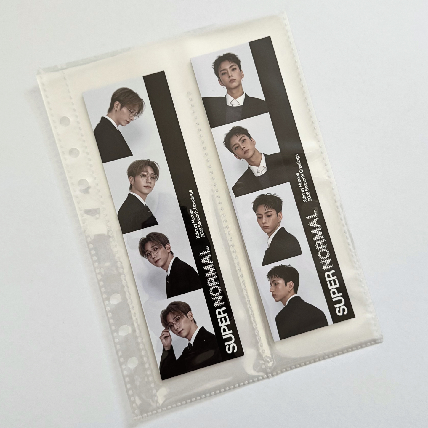 A5 2 páginas de carpeta vertical (paquete de 10)