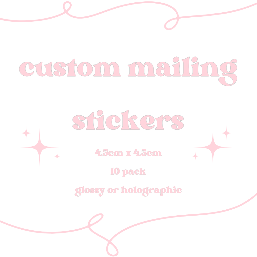 Custom Mailing Stickers (10 Pack)