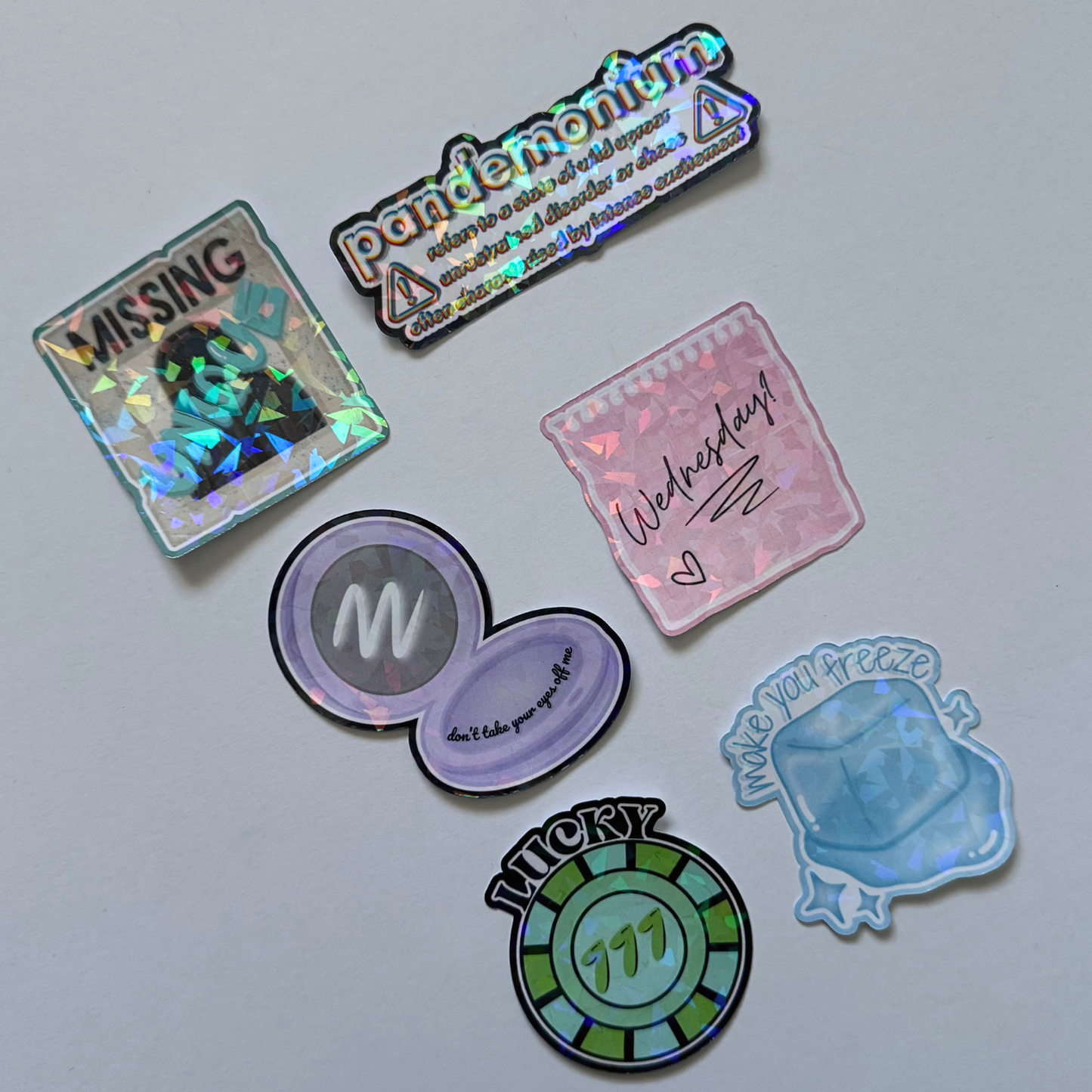 P1Harmony Unique Holographic Stickers