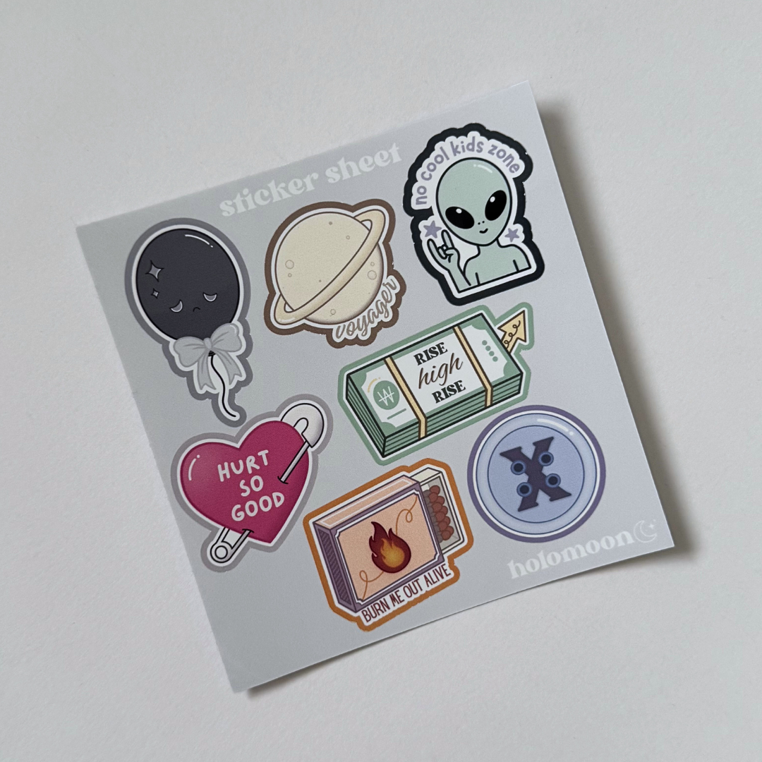 Xdinary Heroes DEAD AND Sticker Sheet