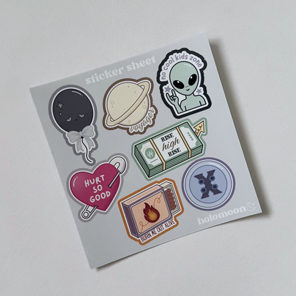 Xdinary Heroes DEAD AND Sticker Sheet