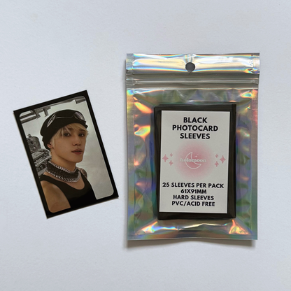 Black Photocard Sleeves (25 pack)