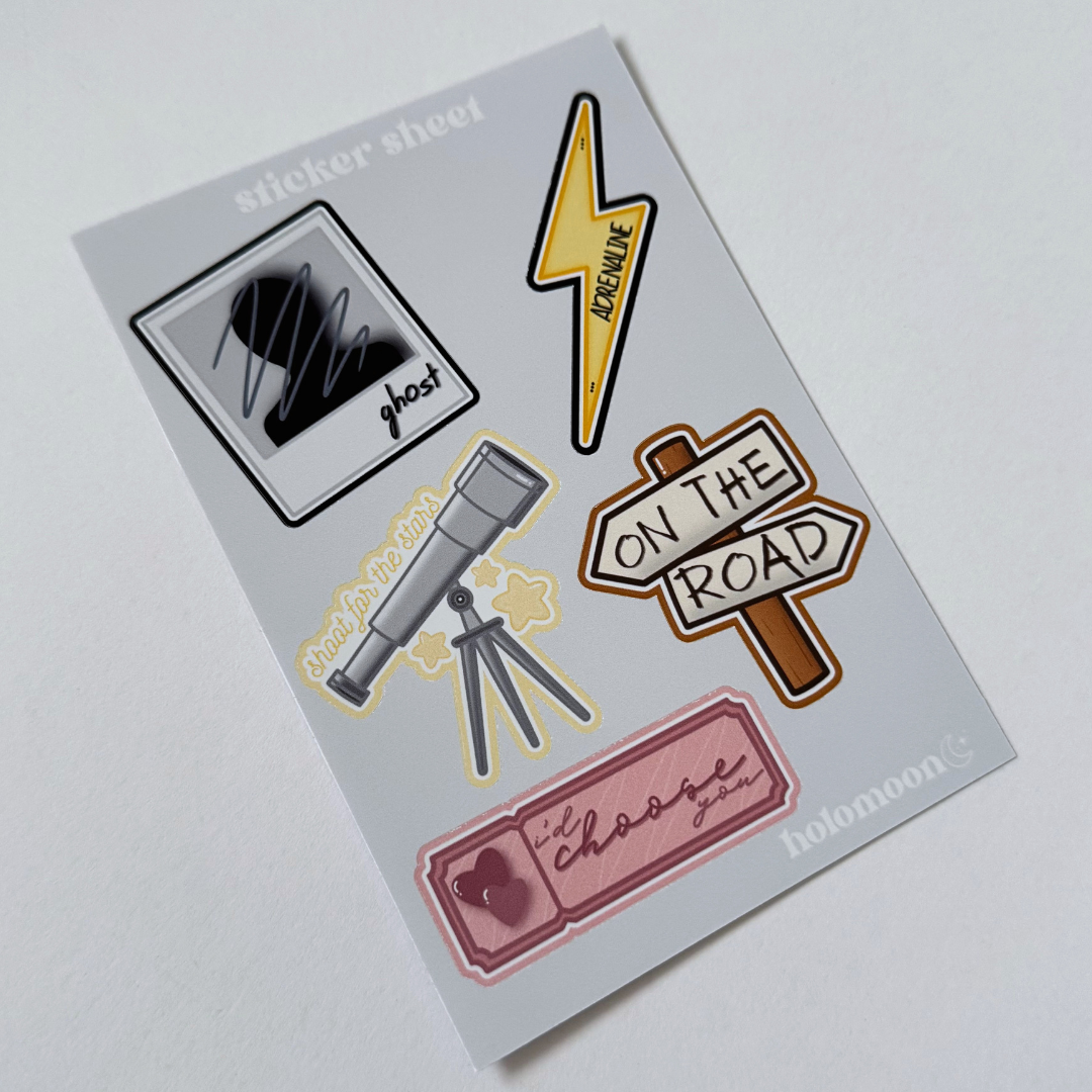 Ateez Golden Hour Part 4 Sticker Sheet