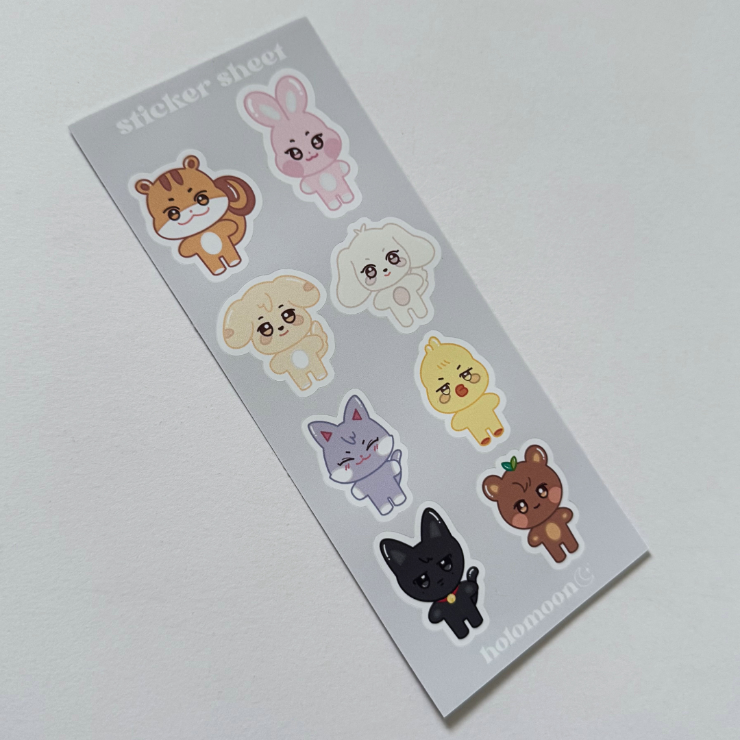 Aniteez Sticker Sheet