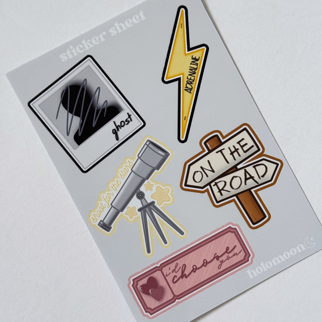 Ateez Golden Hour Part 4 Sticker Sheet