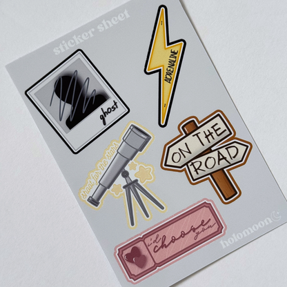 Ateez Golden Hour Part 4 Sticker Sheet