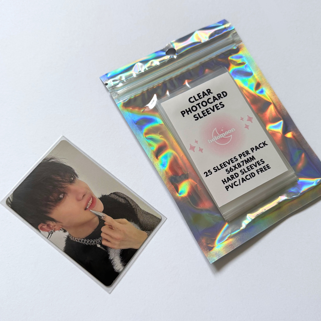 Pochettes transparentes pour cartes photo (paquet de 25)