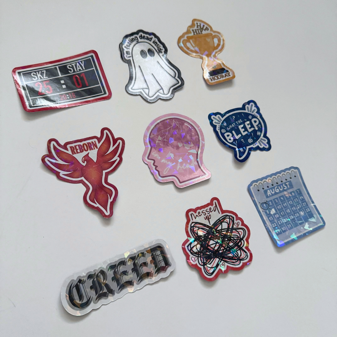 Stray Kids Karma Holographic Stickers