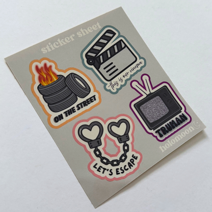 Stray Kids Dominate Polco Deco Sticker Sheet