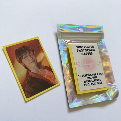 Sunflower Photocard Sleeves (25 pack)