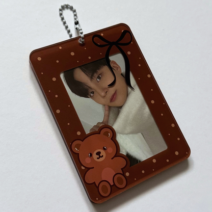 Teddy Bear Polka Dot Photocard Holder