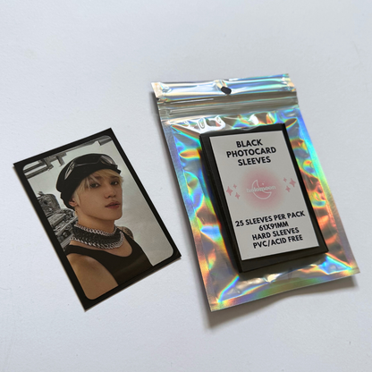 Black Photocard Sleeves (25 pack)