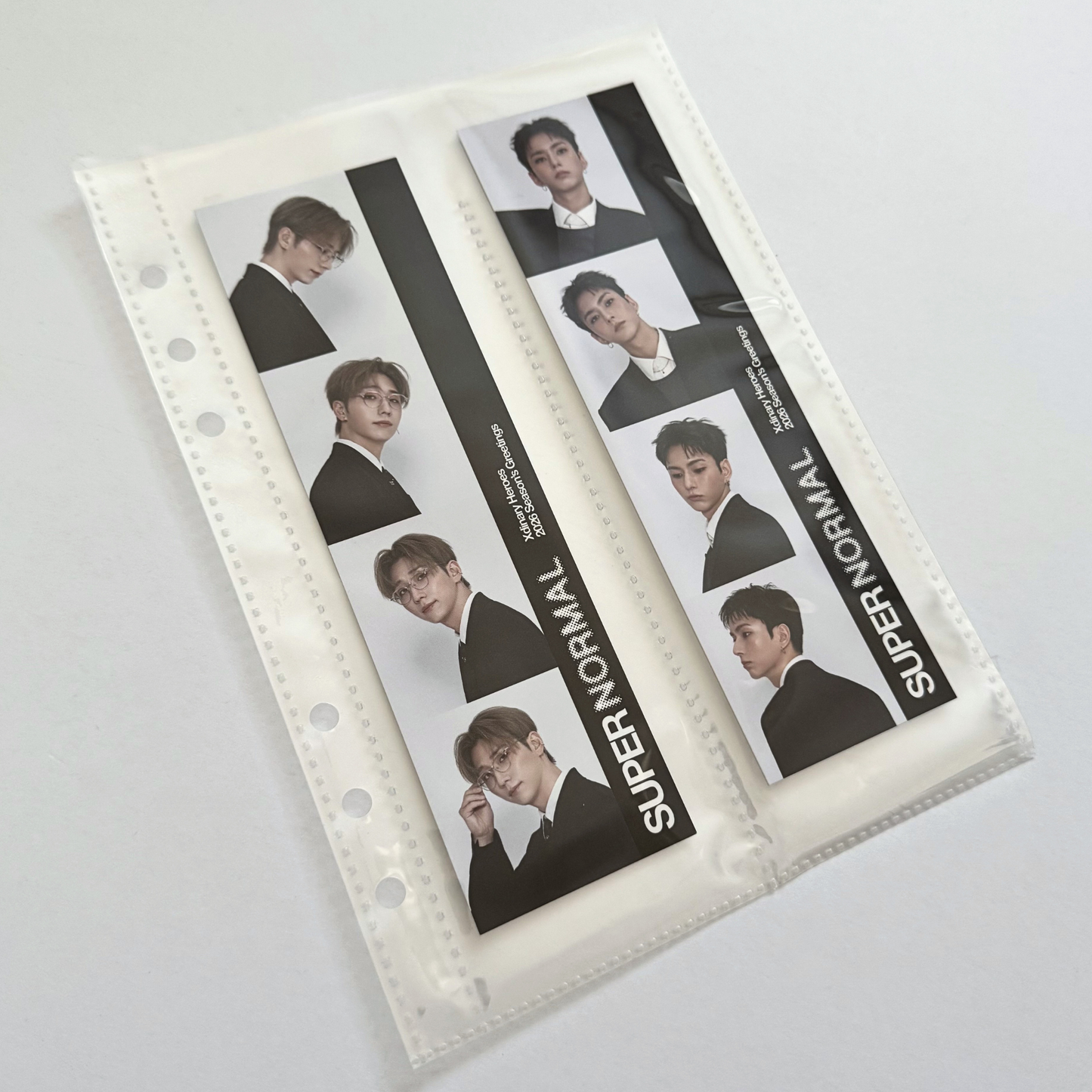 A5 2 páginas de carpeta vertical (paquete de 10)