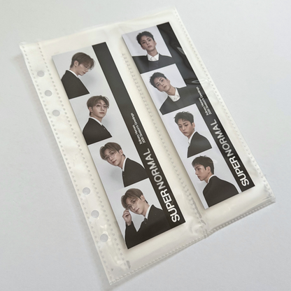 A5 2 páginas de carpeta vertical (paquete de 10)